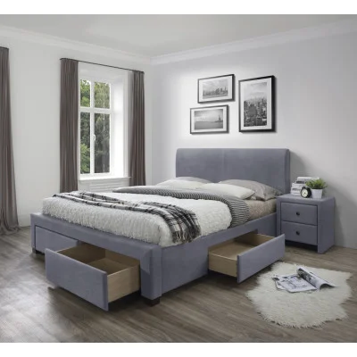 MODENA 3 bed, GRAY VELVET